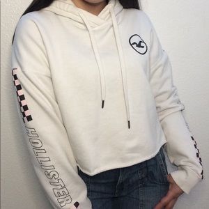 HOLLISTER crop top hoodie